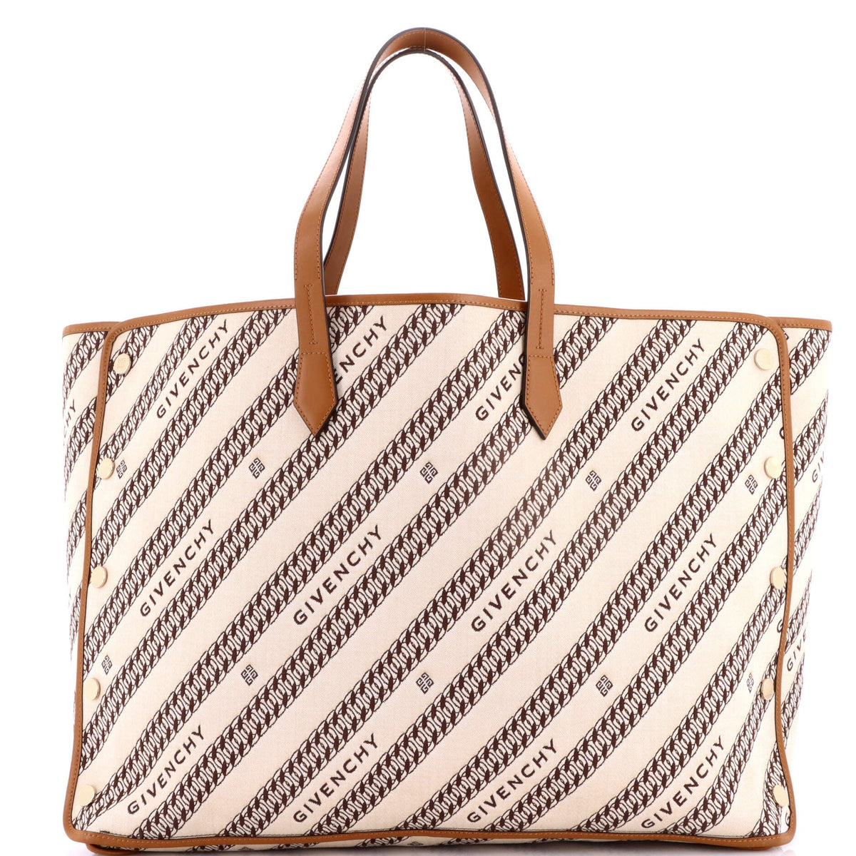 Givenchy GIVENCHY Bond Shopper Tote Logo Jacquard Canvas Large