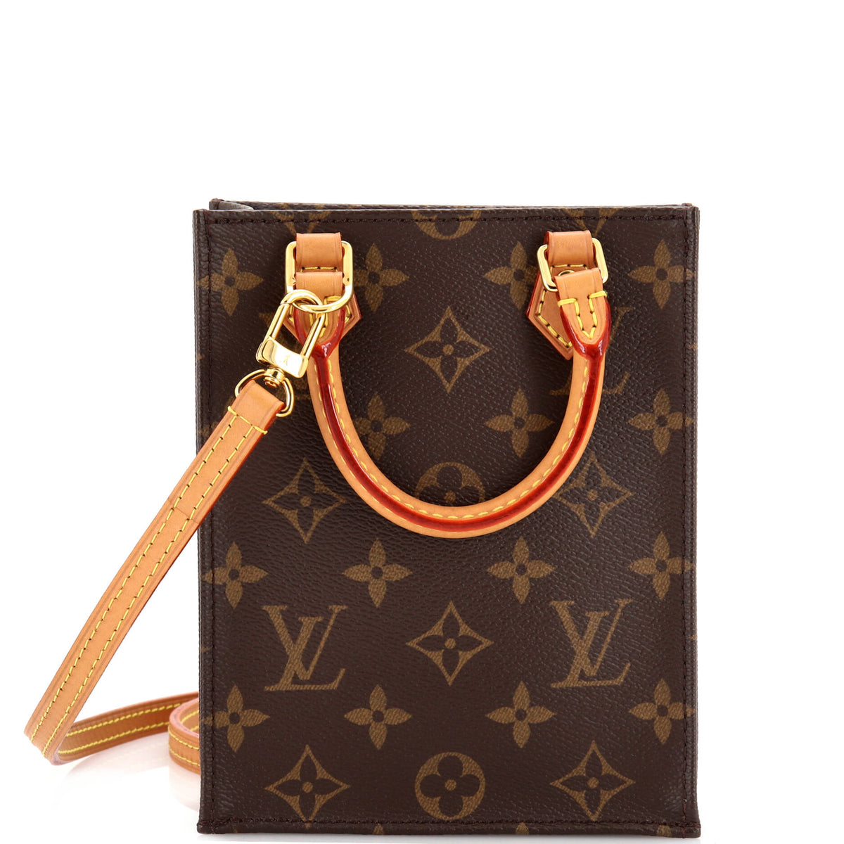 Louis Vuitton Petit Sac Plat Bag Monogram Canvas