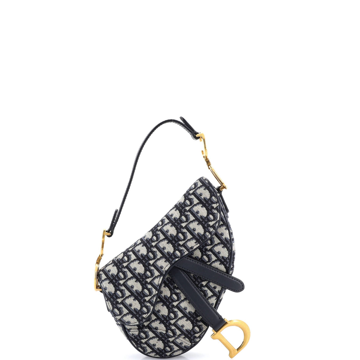 Christian Dior Saddle Handbag Oblique Canvas Mini