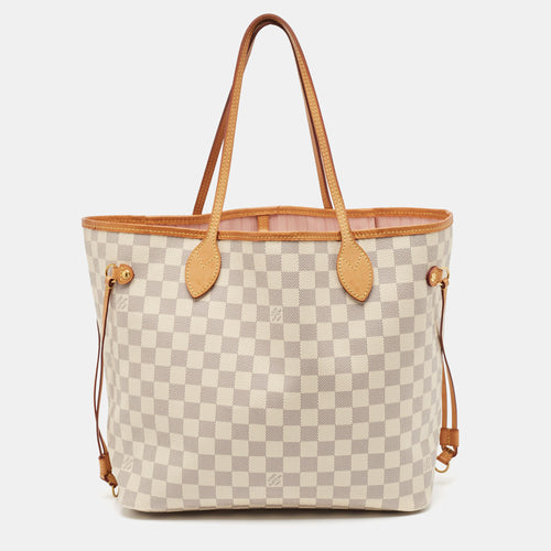 Damier Azur Canvas Neverfull MM Bag