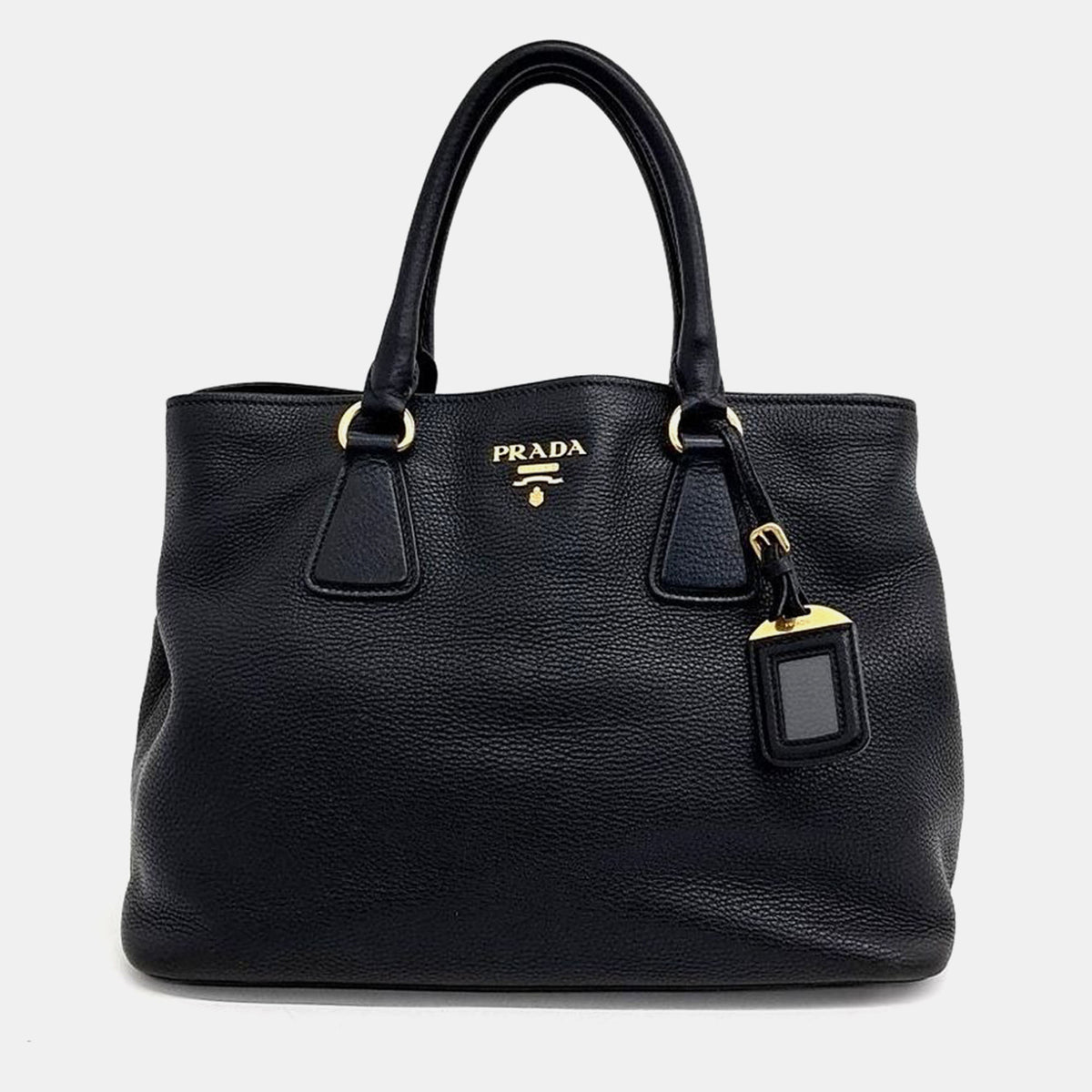 Prada Vitello Dino Tote and Shoulder Bag