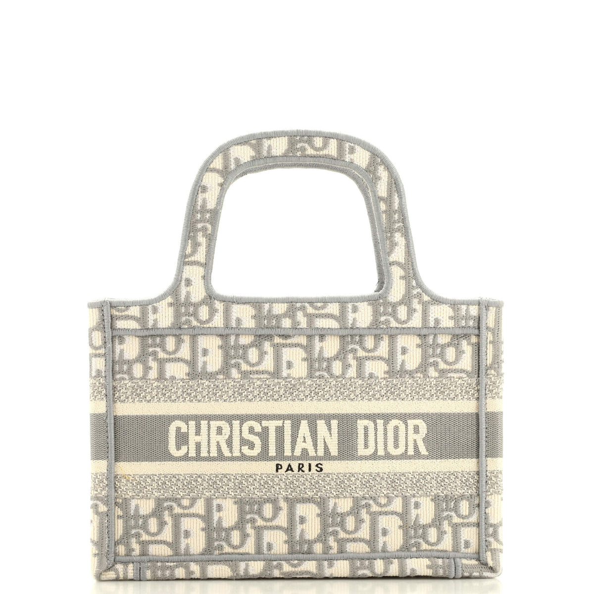 Christian Dior Book Tote Oblique Canvas Mini