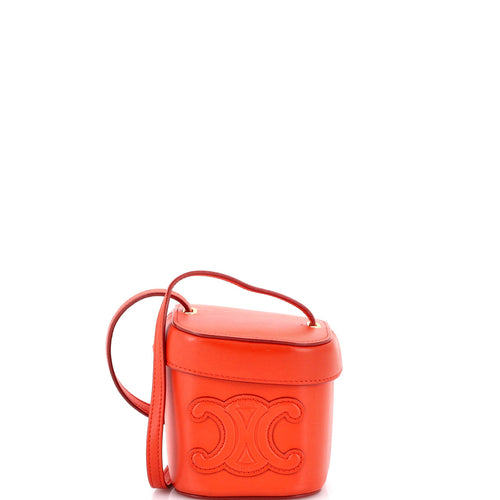 CELINE Cuir Triomphe Box Bag Leather Small