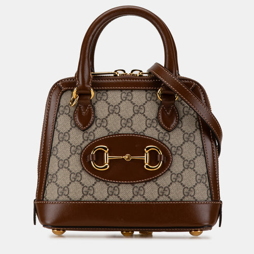 Mini GG Supreme Horsebit 1955 Top Handle Bag