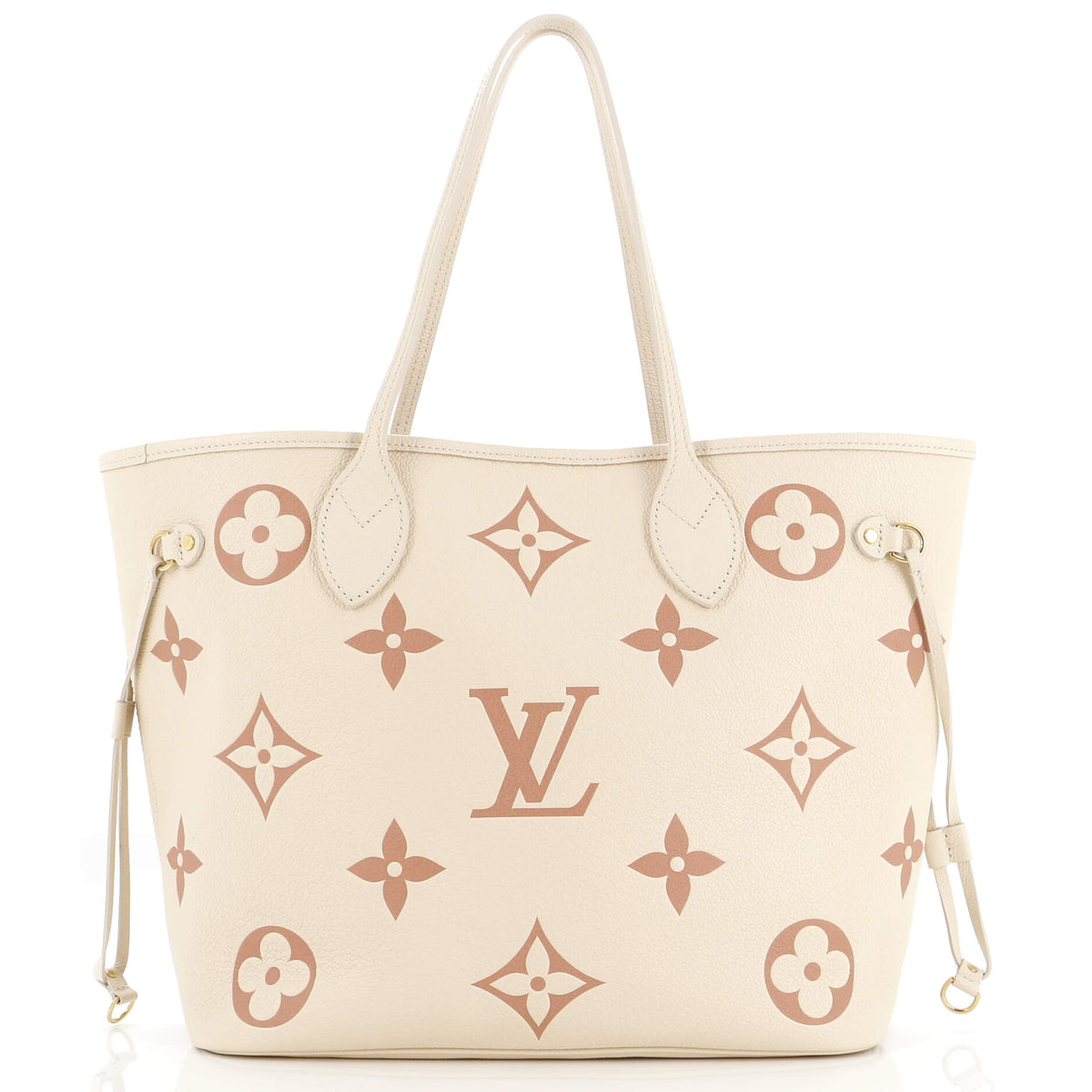 Louis Vuitton Neverfull NM Tote Bicolor Monogram Empreinte Giant MM
