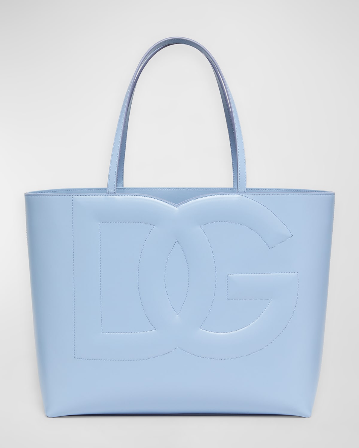 Boss DG Logo Leather Tote Bag