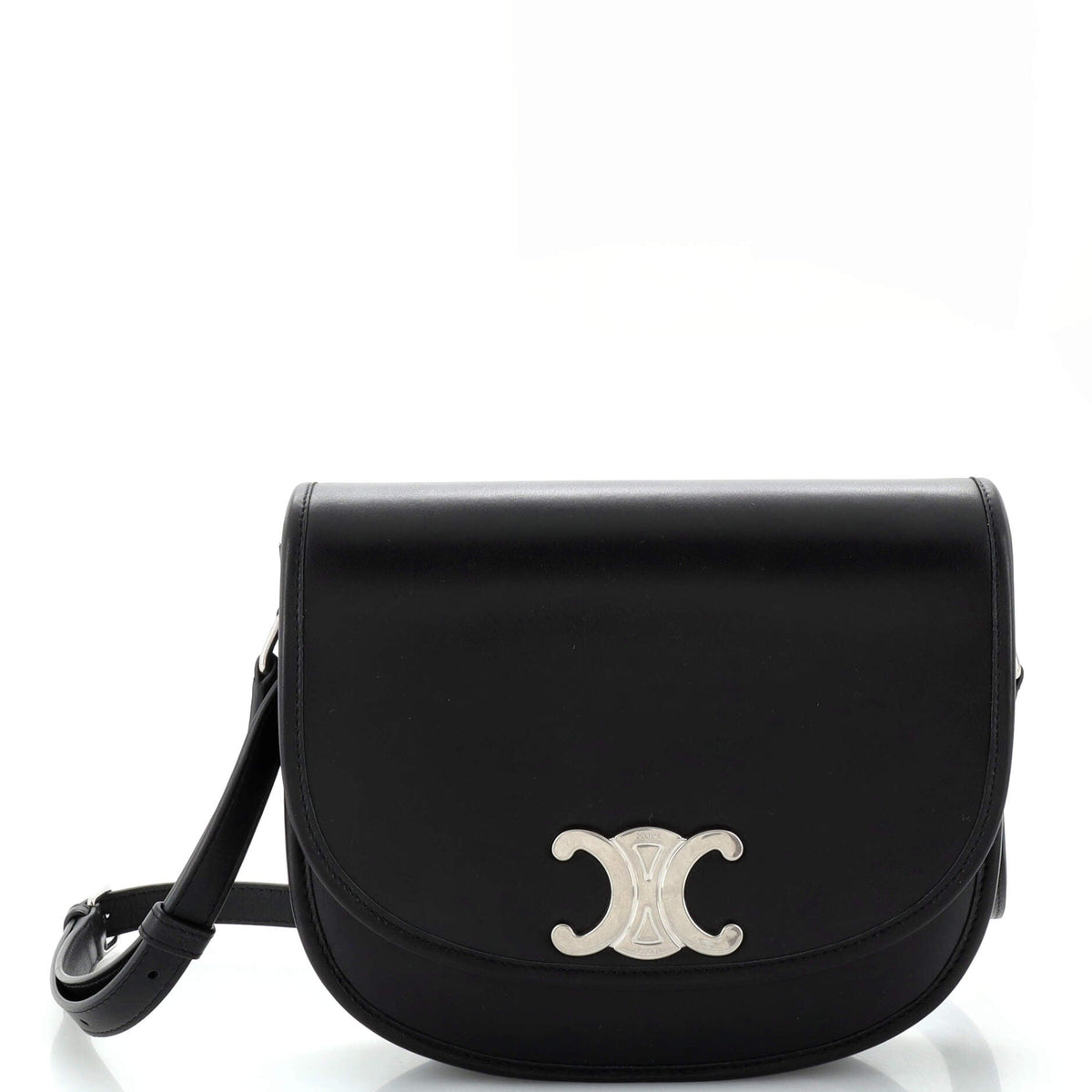 Celine CELINE Besace Triomphe Shoulder Bag Leather Medium