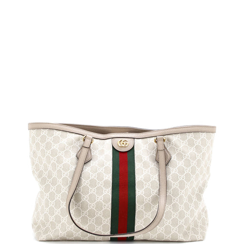 GUCCI Ophidia Shopping Tote GG Coated Canvas Medium