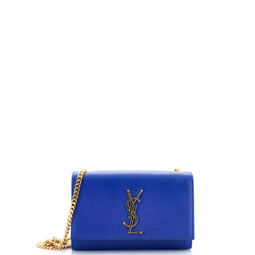 Classic Monogram Crossbody Bag Grainy Leather Small