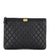 CHANEL Boy O Case Clutch Quilted Lambskin Medium