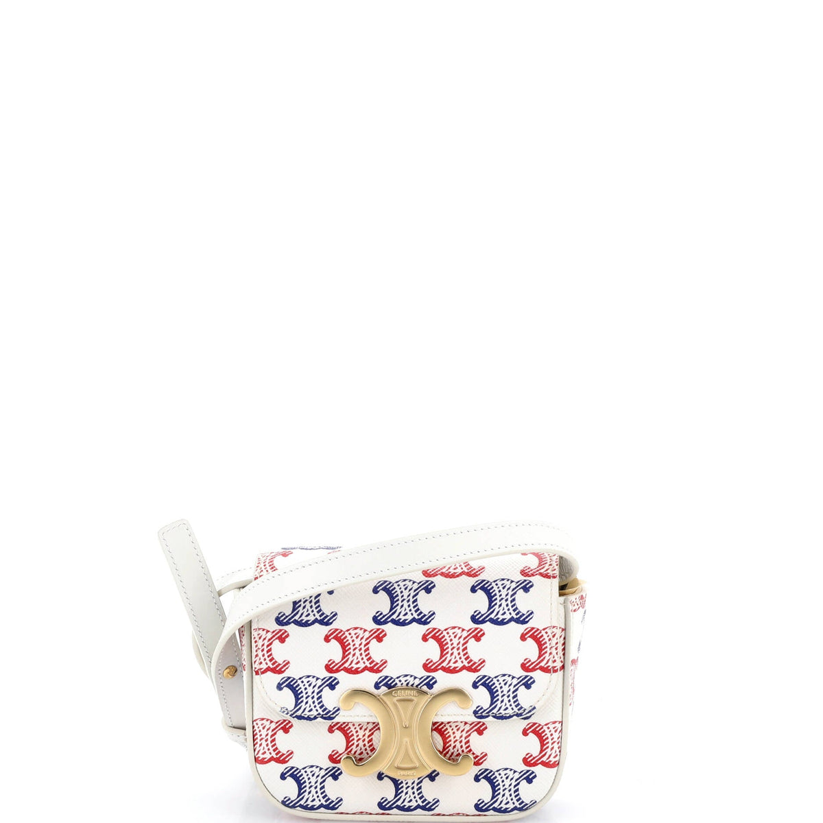 Celine CELINE Triomphe Shoulder Bag Triomphe Coated Canvas Mini