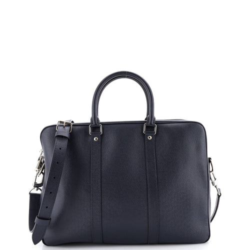 Porte-Documents Voyage Briefcase Taiga Leather PM