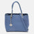 DKNY Blue Leather Julius MD Zip Tote