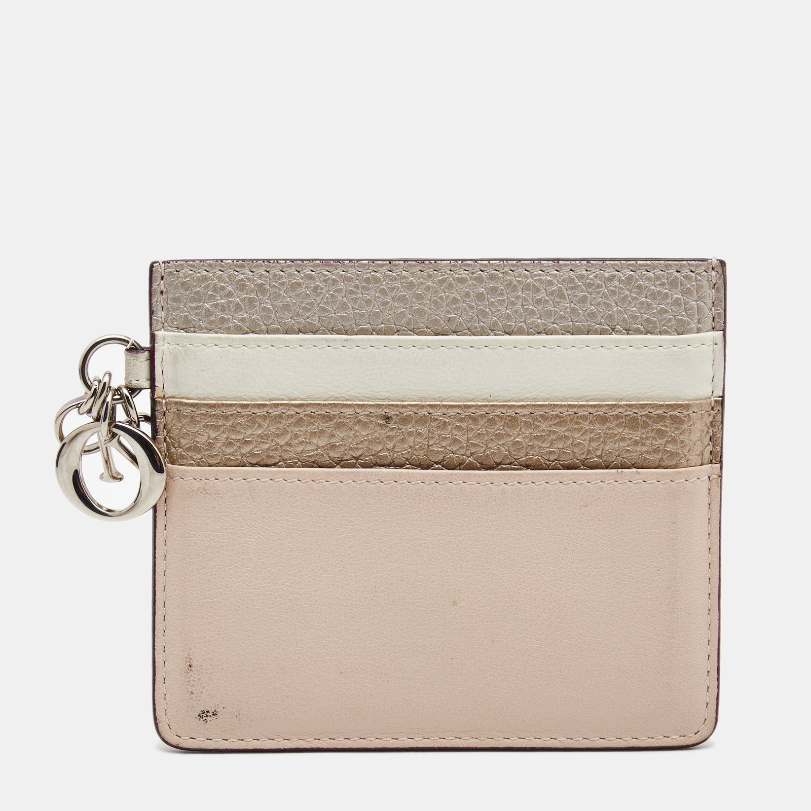 Dior Multicolor Leather Lady Card Holder