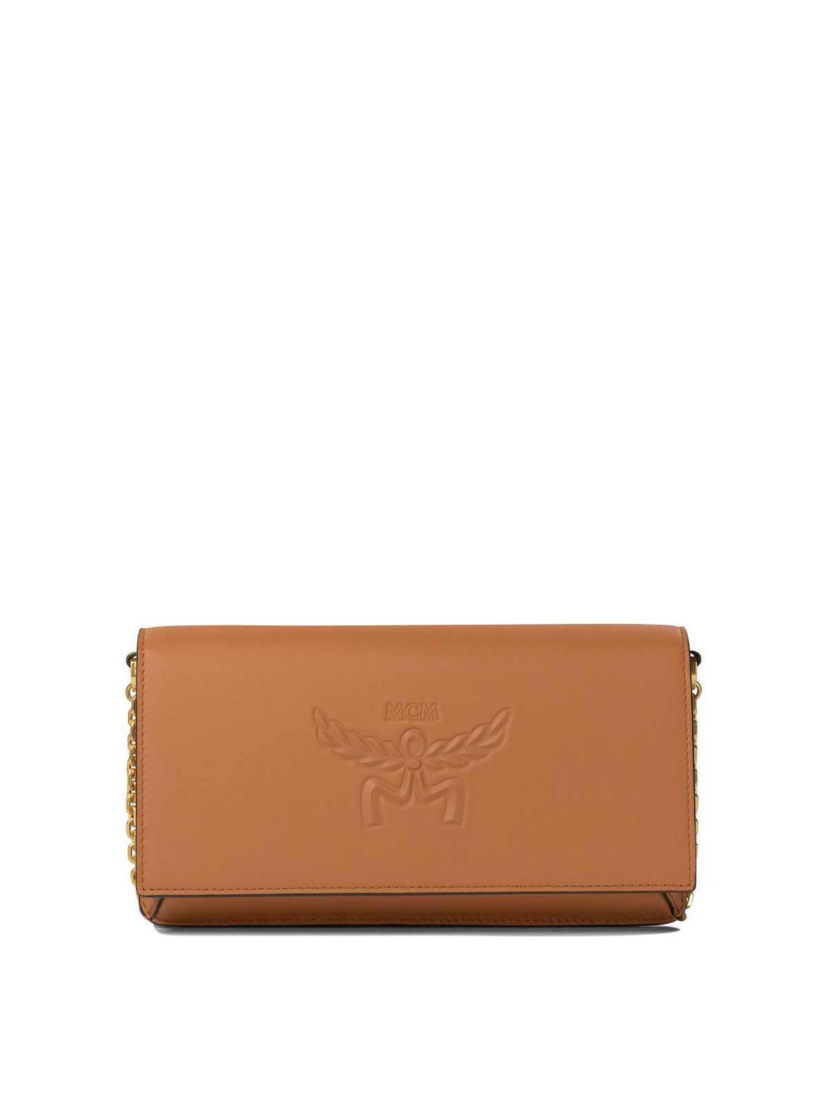 Mcm Women's "himmel Chain" Crossbody Bag in Brown | MYLEAAC01CK