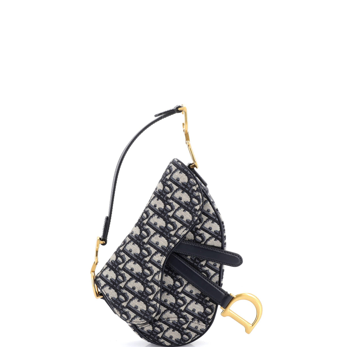 Christian Dior Saddle Handbag Oblique Canvas Mini