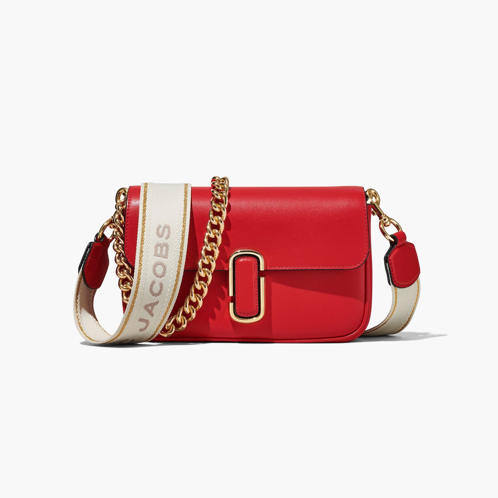 Marc Jacobs The J Marc Shoulder Bag in True Red