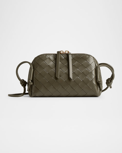 Zip Leather Pouch Shoulder Bag
