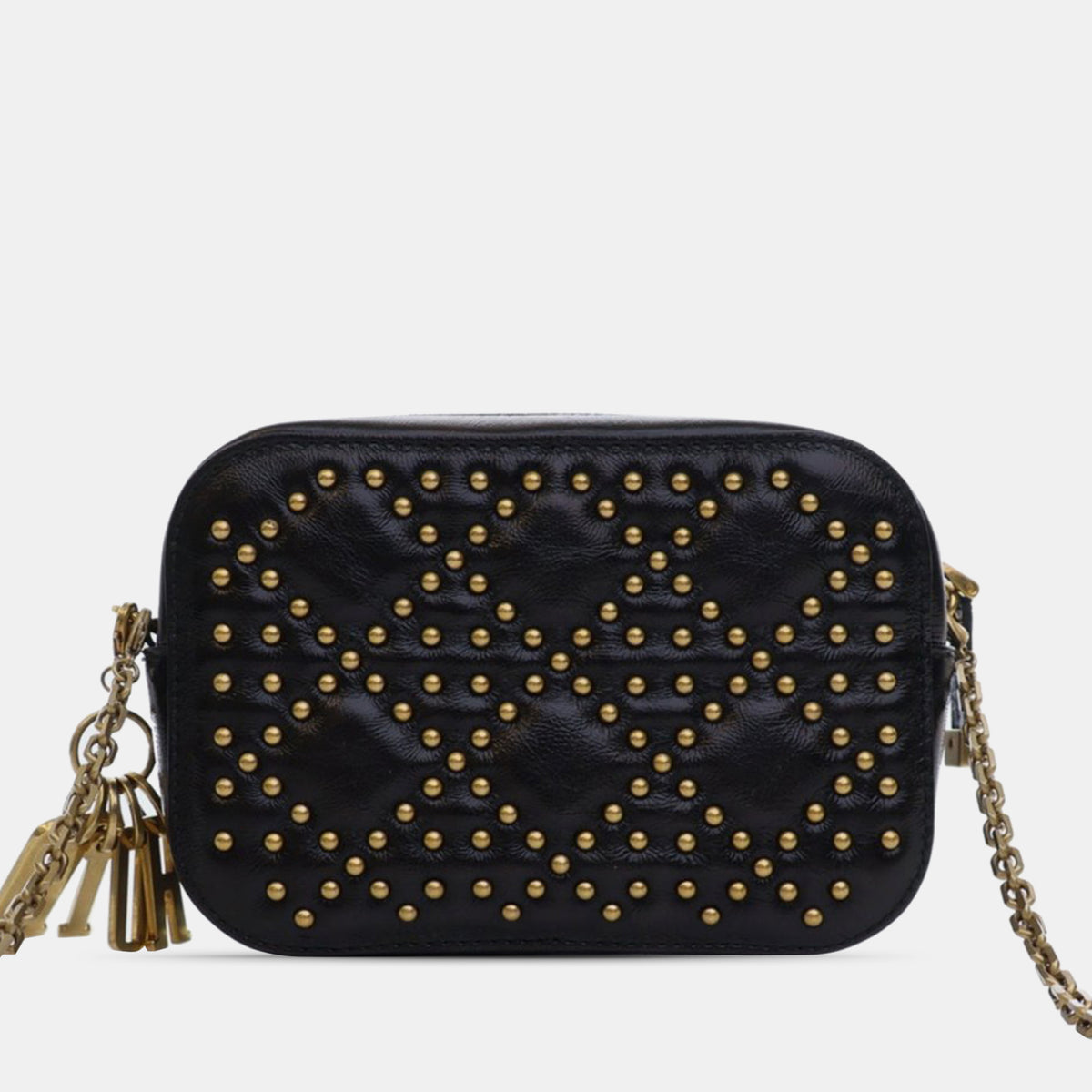 Dior Studded Calfskin Cannage Camera Bag