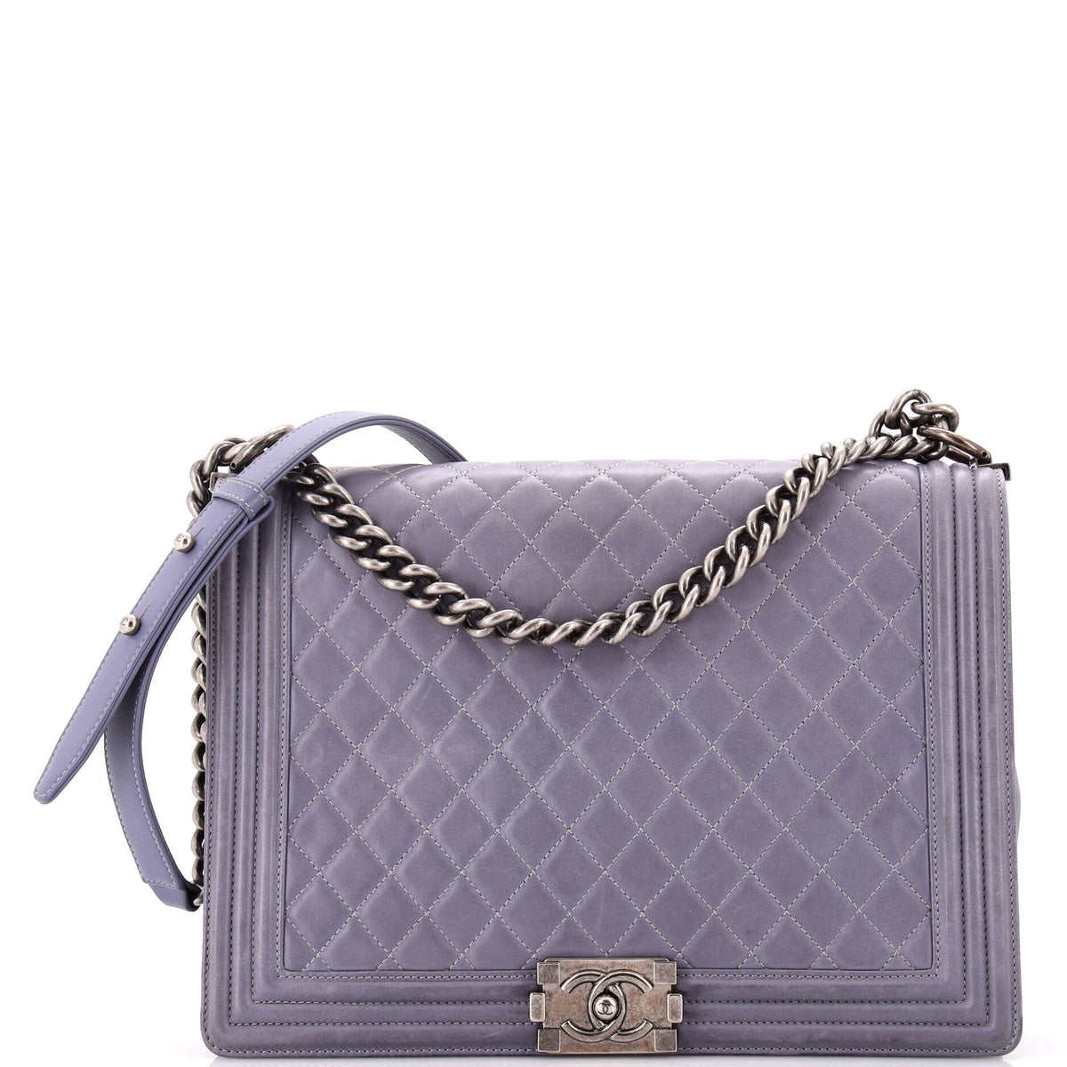 Chanel CHANEL Boy Flap Bag Quilted Calfskin Large