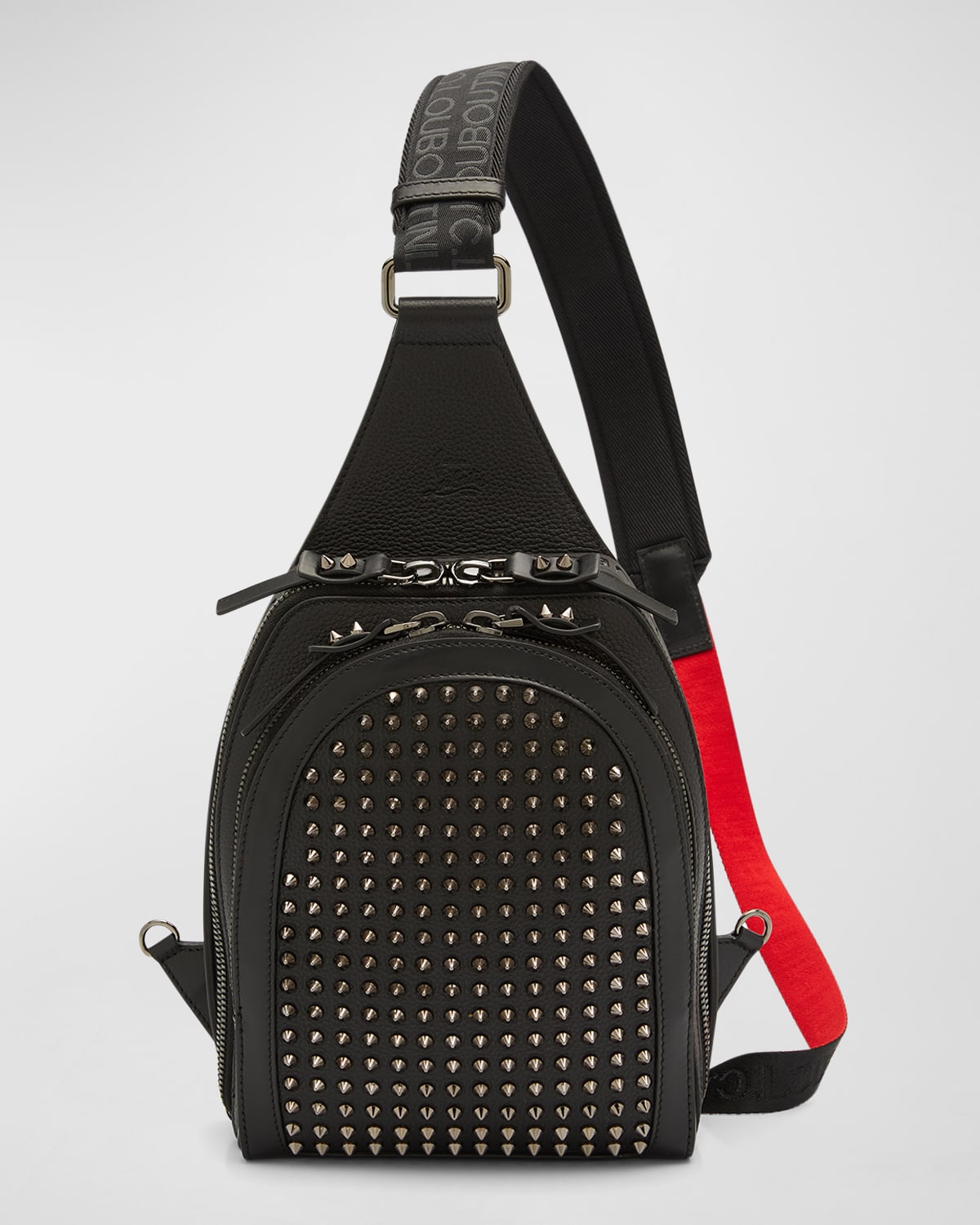 Christian Louboutin Men's Loubifunk Spike Sling Bag