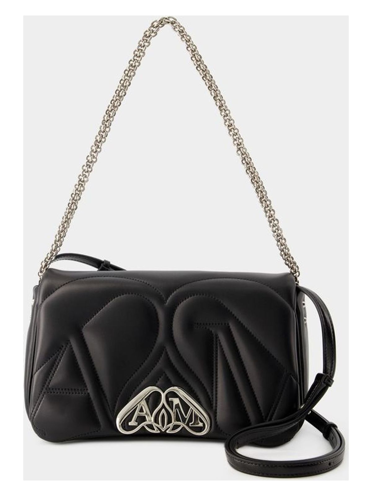 Alexander Mcqueen Women's The Seal Small Bag in Black | 7573751BLE21000