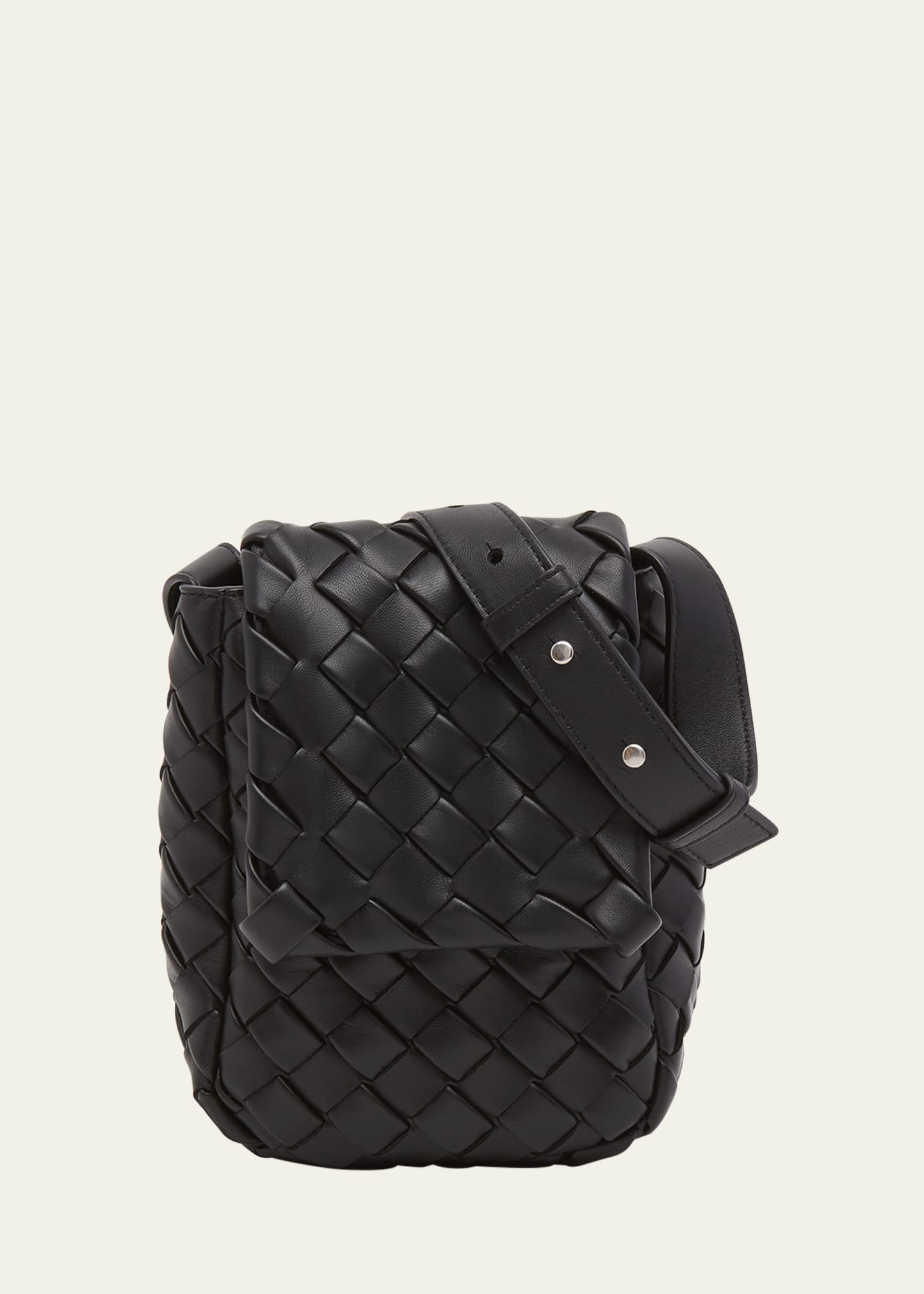 Bottega Veneta Mini sac à bandoulière rembourré en cuir intrecciato pour homme