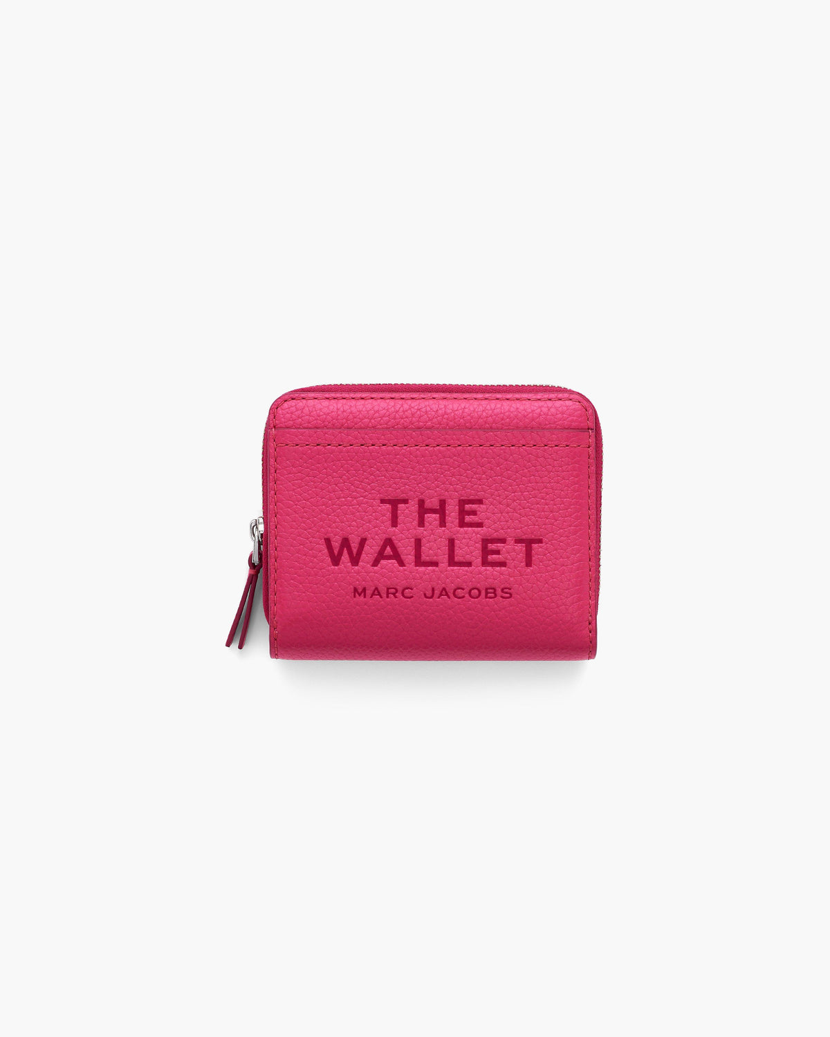Marc Jacobs Marc Jacobs The Leather Mini Compact Wallet in Raspberry Pink