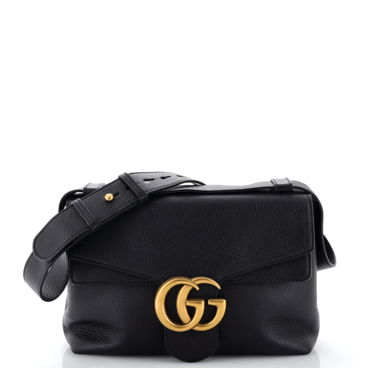 Gucci GUCCI GG Marmont Shoulder Bag Leather Small