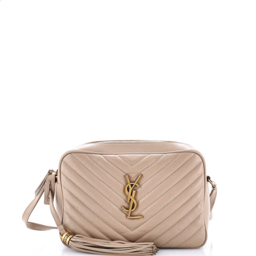 Lou Camera Bag Matelasse Chevron Leather Small