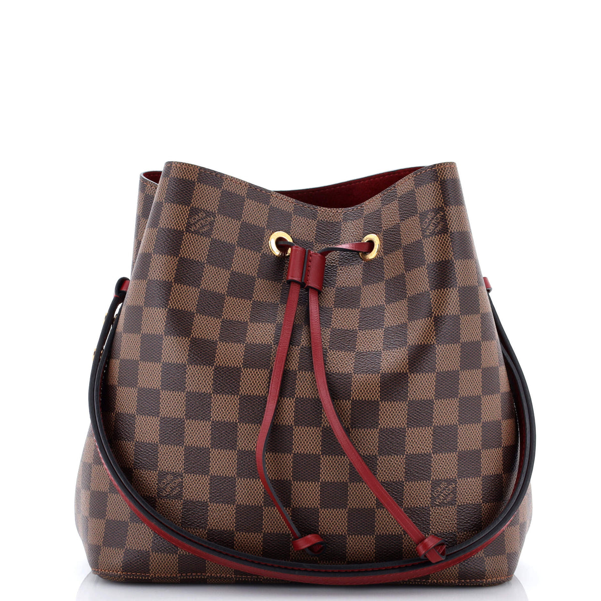 Louis Vuitton NeoNoe Handbag Damier with Leather MM