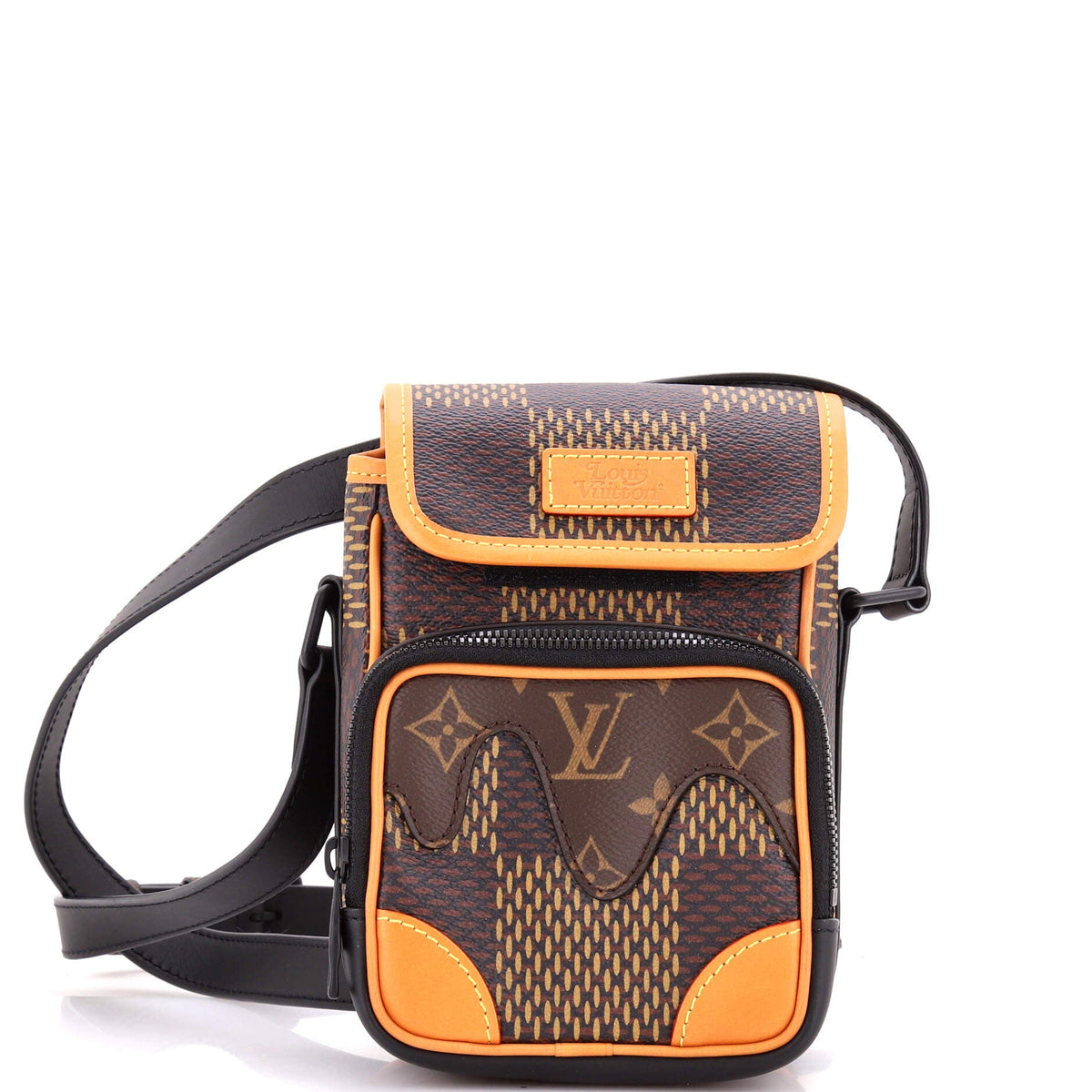 Louis Vuitton Nigo Amazone Messenger Bag Limited Edition Giant Damier and Monogram Canvas Nano