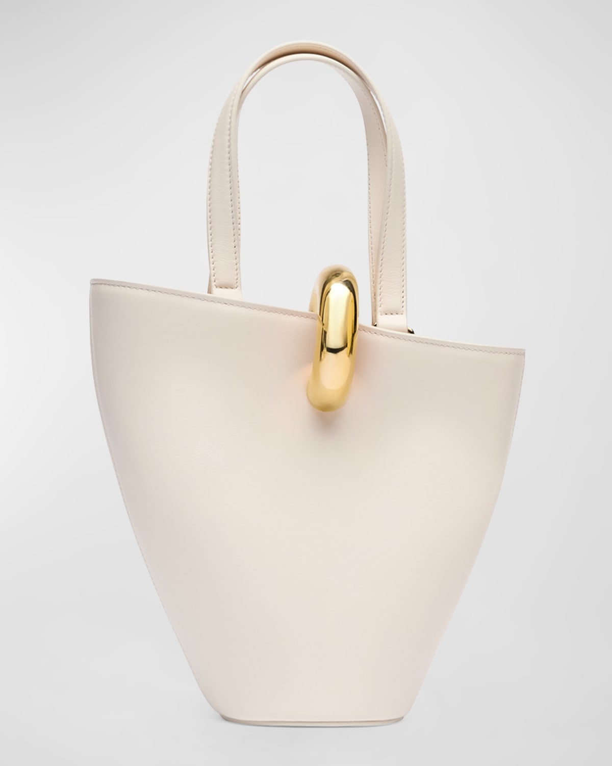 Jacquemus Le Petit Bambola Ring Leather Bucket Bag