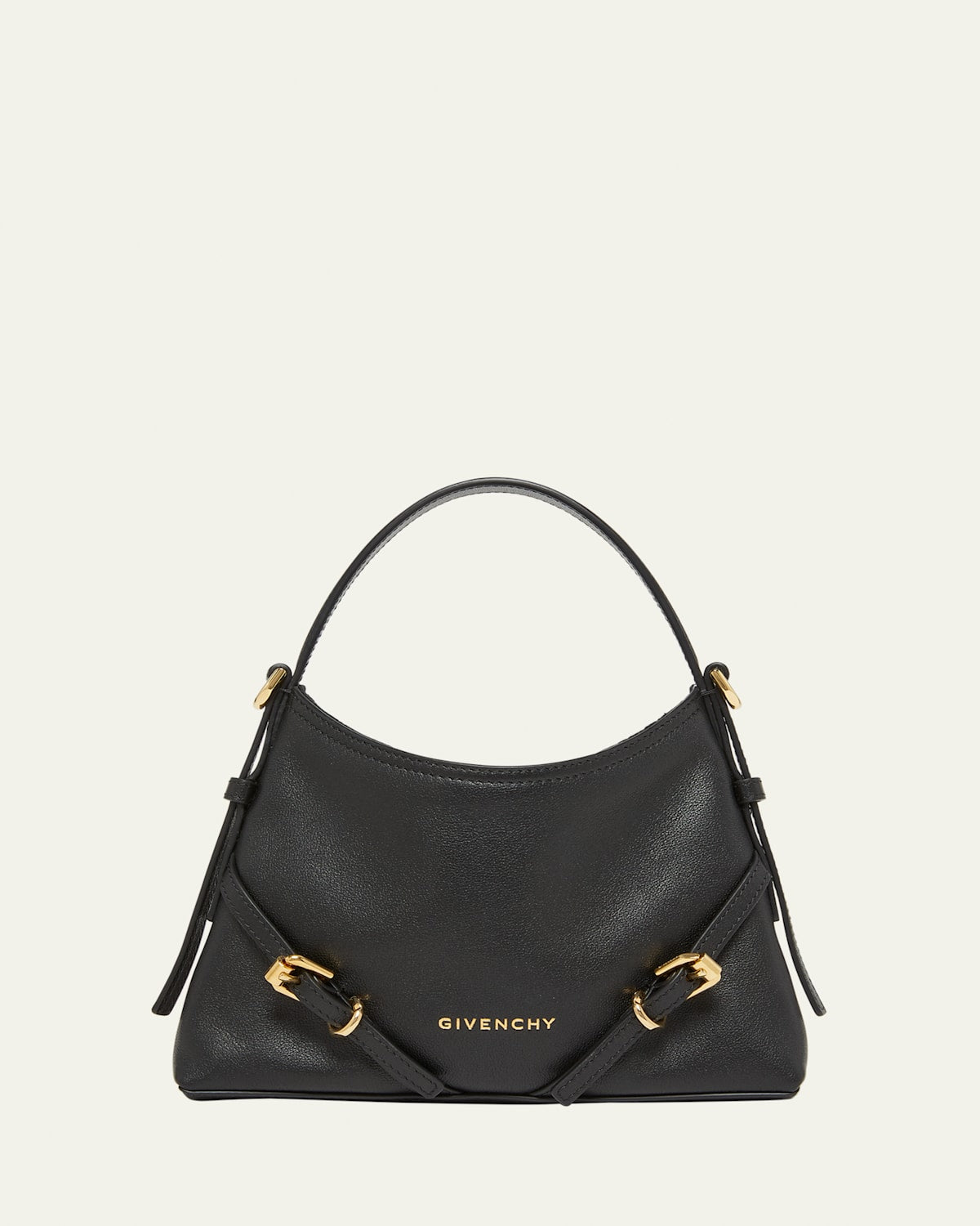 Givenchy Voyou Nano Top-Handle Bag in Shiny Leather