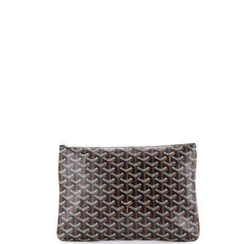 GOYARD Senat Zip Pouch Coated Canvas MM