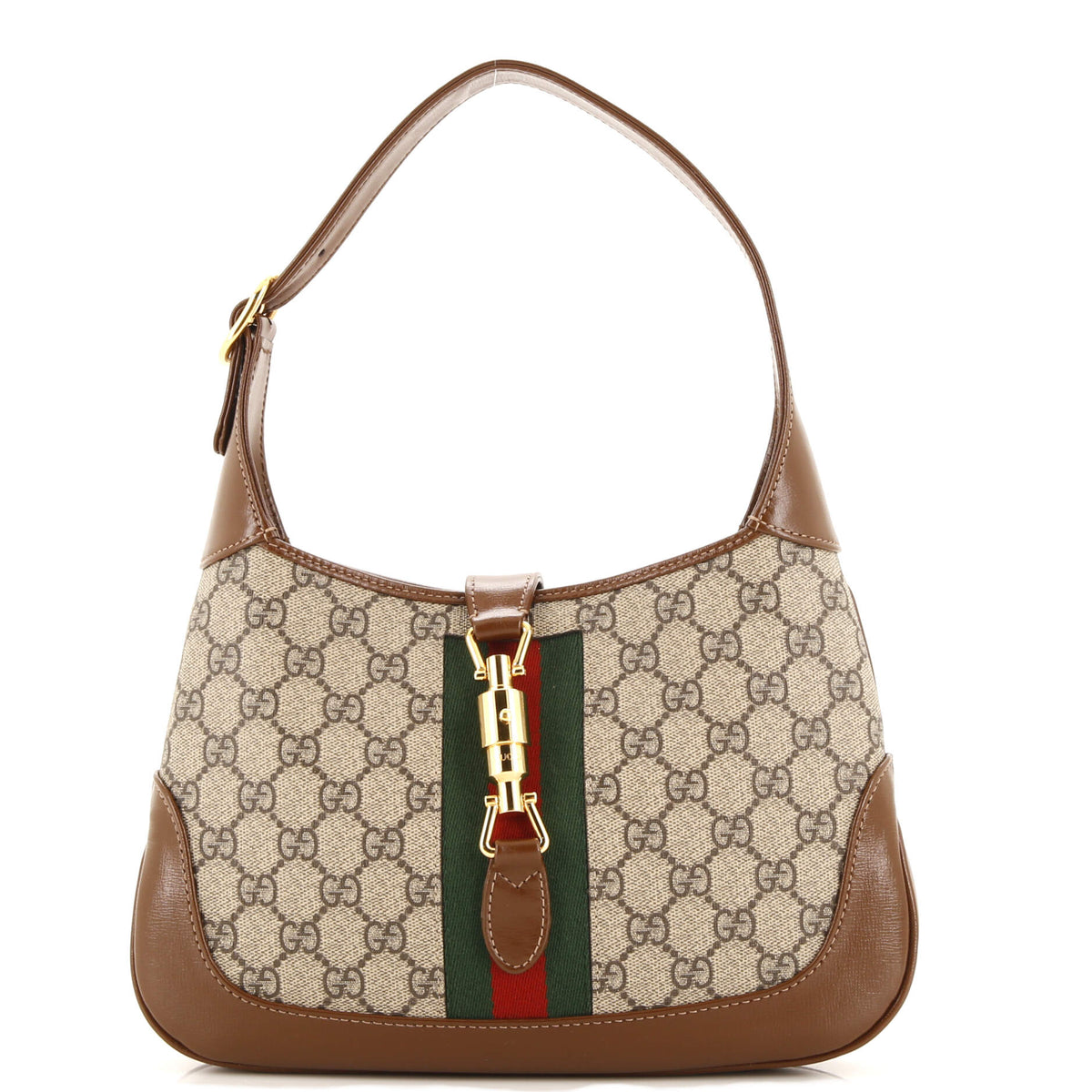 Gucci GUCCI Jackie 1961 Hobo GG Coated Canvas Small