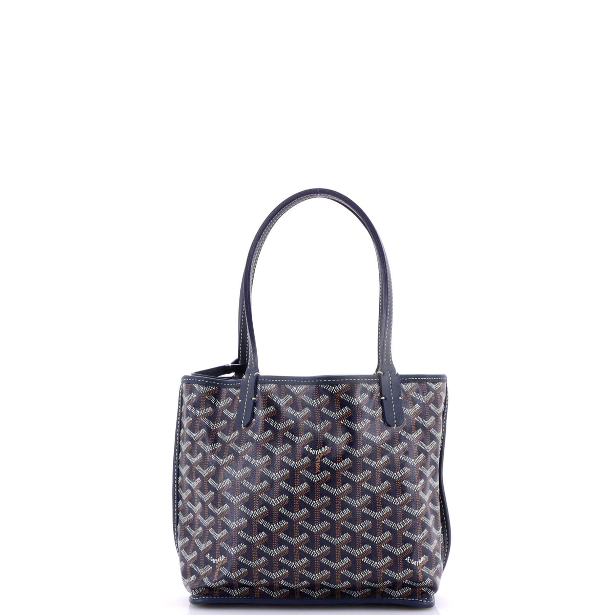 Goyard GOYARD Anjou Reversible Tote Coated Canvas Mini