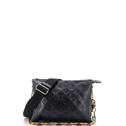 Coussin Bag Monogram Embossed Lambskin PM