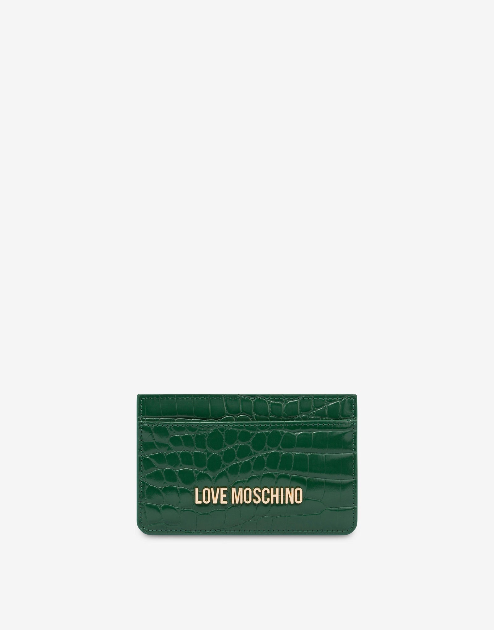 Love Moschino Porte-cartes Croco