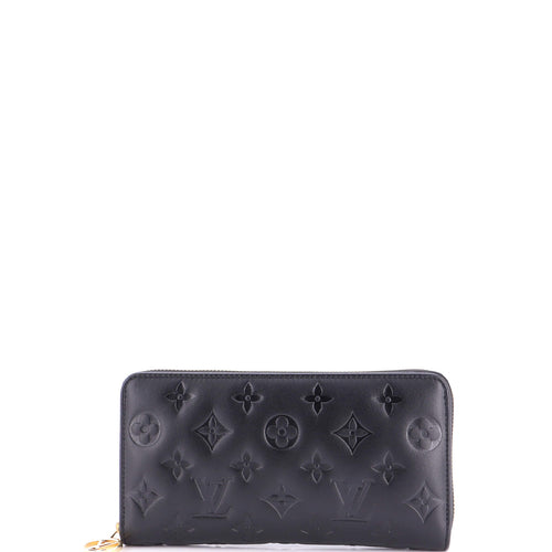 Coussin Zippy Wallet Monogram Embossed Lambskin