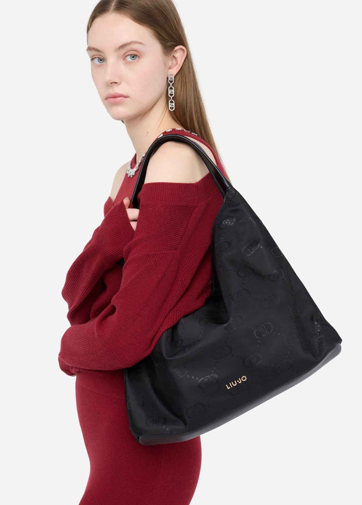 Liujo Liu Jo Sac Hobo Grand Format En Nylon