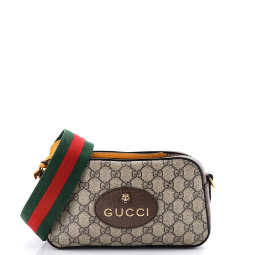 GUCCI Neo Vintage Camera Messenger Bag GG Coated Canvas