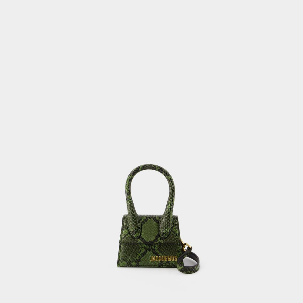 Jacquemus Women's Le Chiquito Crossbody Bag in Green | 213BA001 Color 3198 Color 550