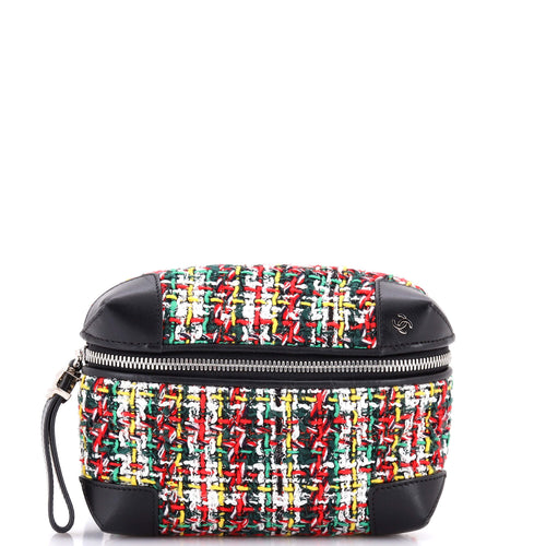 CHANEL Street Allure Waist Bag Quilted Tweed
