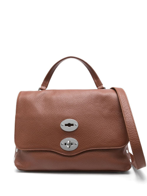 Women's Postina Daily Small Leather Handbag in Brown | Size UNI | 068010SDAILYZ0240