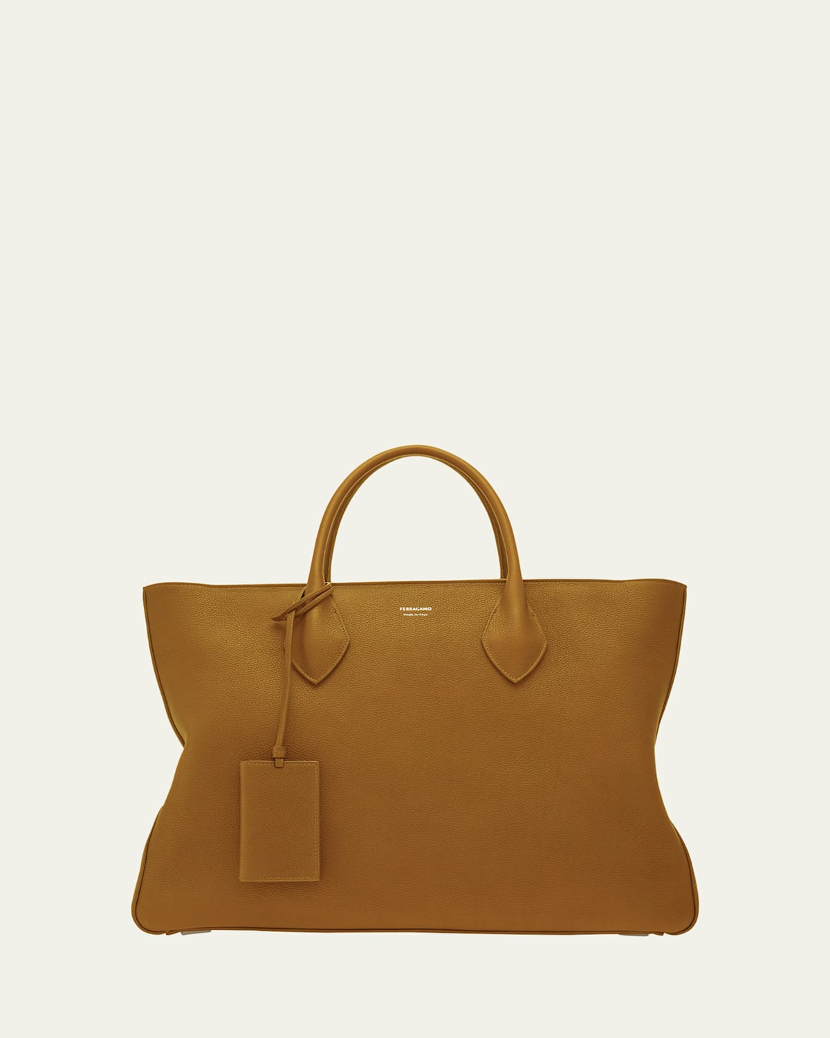 Ferragamo Men's Calfskin Tote Bag