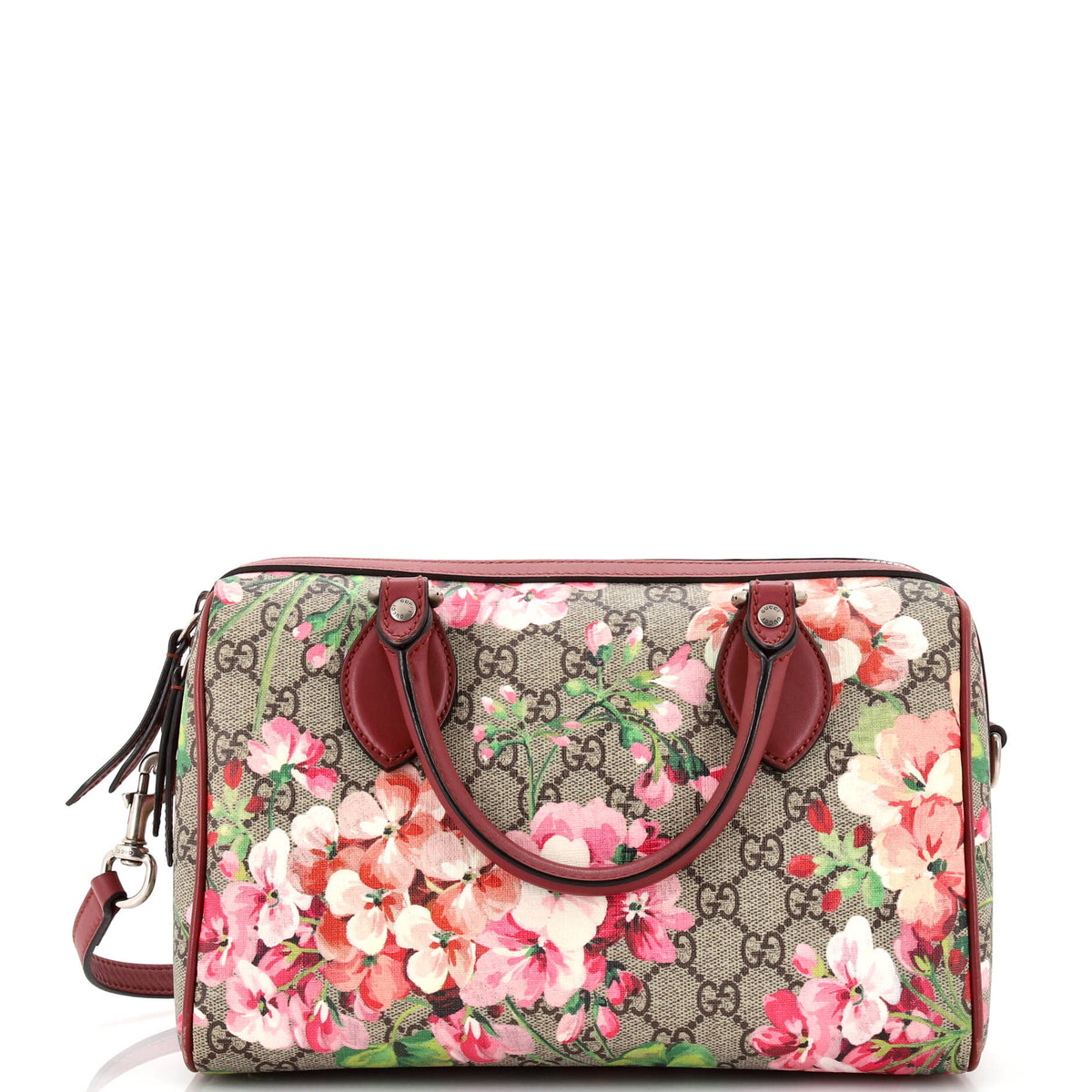 Gucci GUCCI Convertible Boston Bag Blooms Print GG Coated Canvas Medium