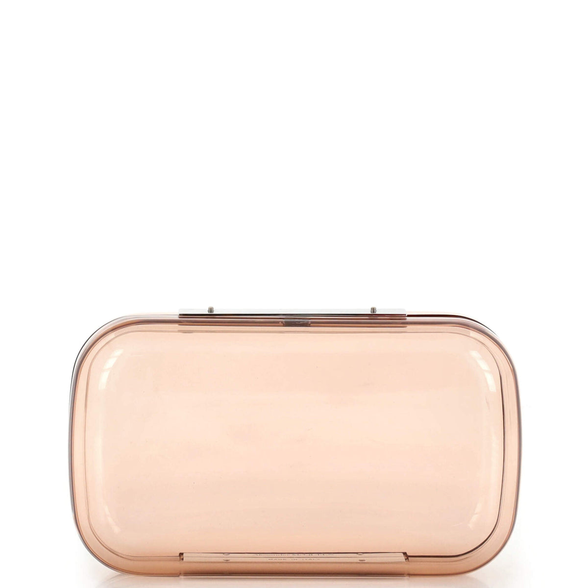 Alexander McQueen Knuckle Box Clutch Plexiglass Small