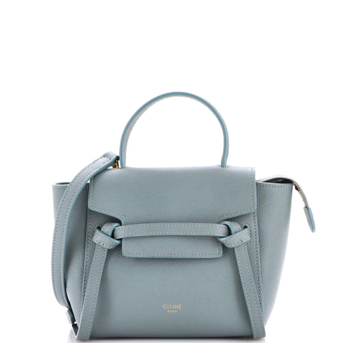 CELINE Belt Bag Textured Leather Pico