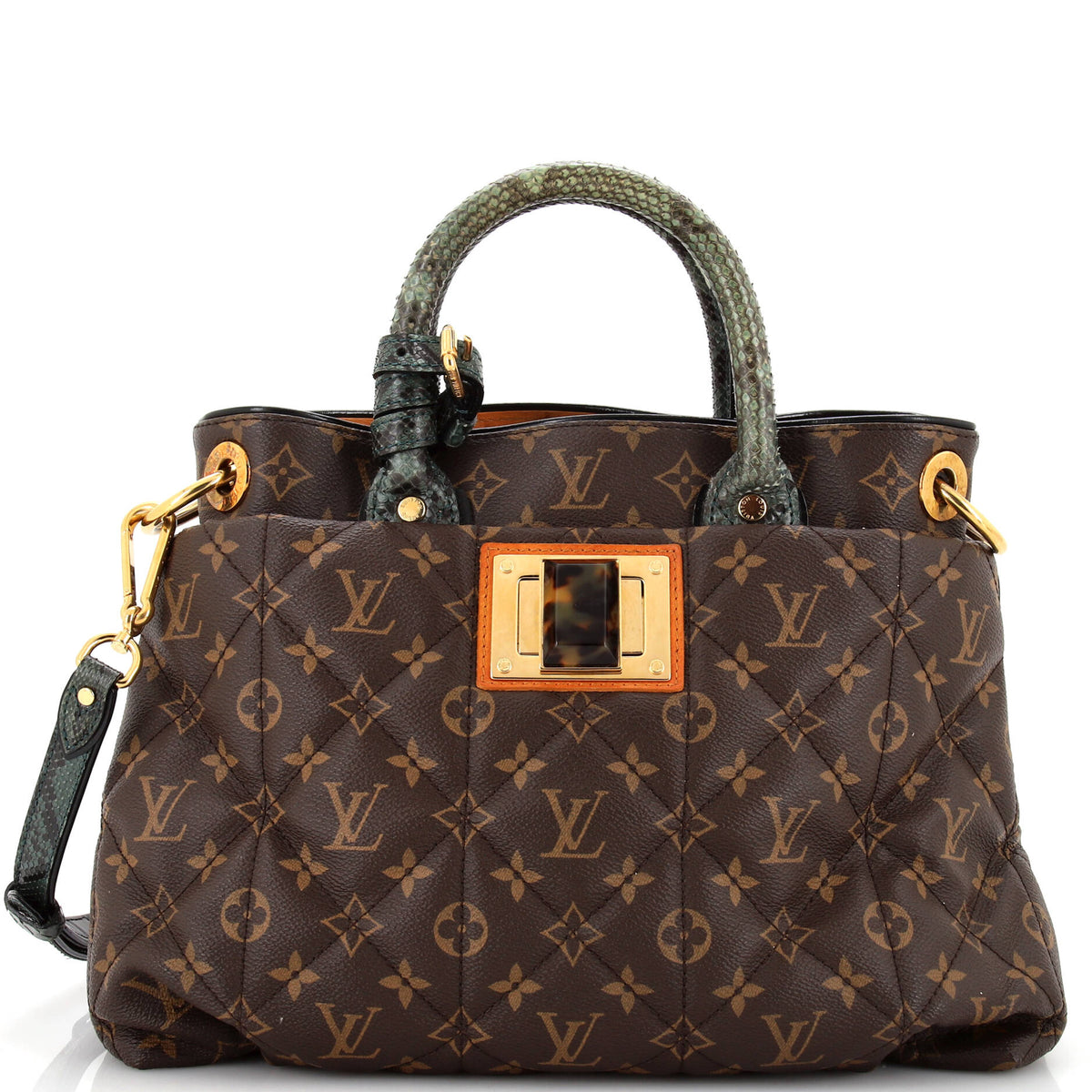 Louis Vuitton Exotique Handbag Monogram Etoile MM